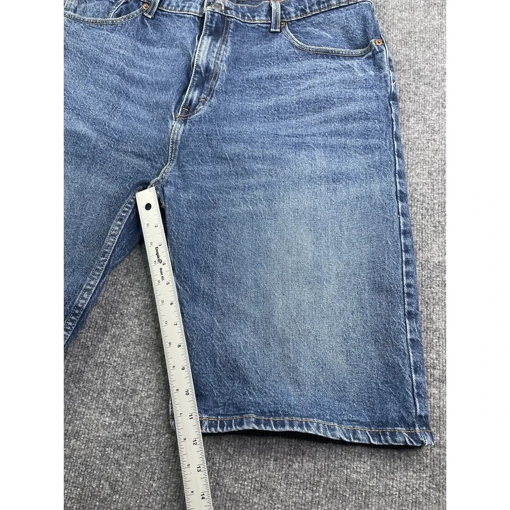 Levi's 569 Denim Shorts Mens 38 Blue Loose‎ Straight WaterLess 35569-0302
